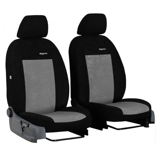 Poťahy pre MERCEDES VITO 1+1 W639 (2003-2014) Elegance (velour-velour) šedá (vyp)