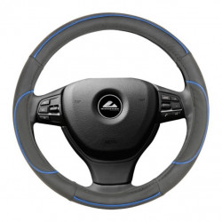 Poťah volantu čierno/modrý ELEGANCE 37-39cm