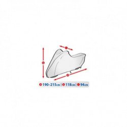 Ochranná plachta na motorku M