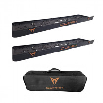 2x podložky ŠPZ  a taška CUPRA - sada