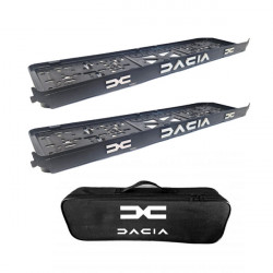 2x podložky ŠPZ  a taška DACIA - sada