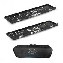 2x podložky ŠPZ  a taška HYUNDAI - sada