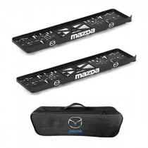 2x podložky ŠPZ  a taška MAZDA - sada