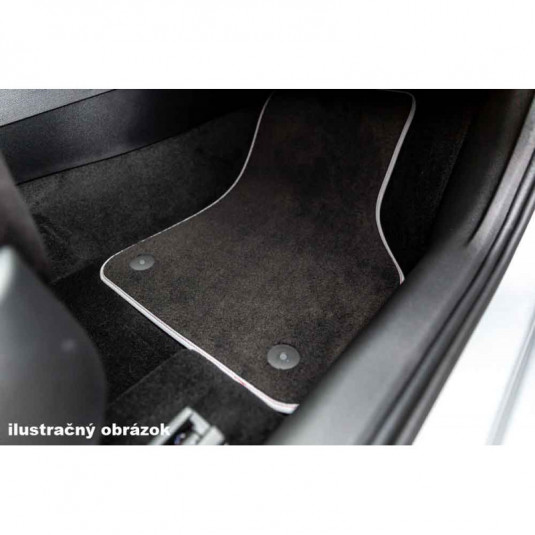 Koberce LAND ROVER Range Rover Sport (2006-2014) textilné super-obšité čiernou niťou (vyp)