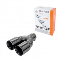 Koncovka výfuku (Ø výfuku do 58mm) čierny chróm