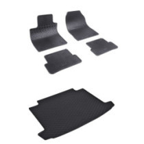 Rohože a vanička pre Renault Clio IV Grandtour 2013- horná poloha kufra