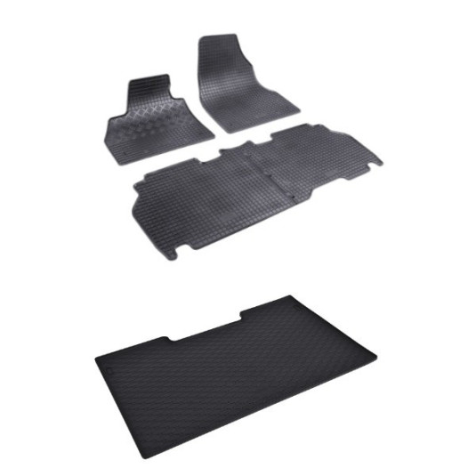 Rohože a vanička pre Renault Kangoo 5miest 2008-