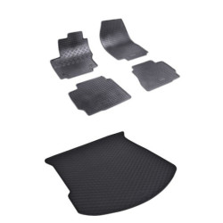 Rohože a vanička pre Ford Mondeo Combi 2007- s dojazdovým kolesom