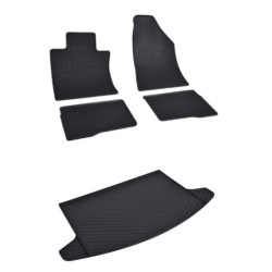 Rohože a vanička pre Ssang-yong Korando 19- horná poloha, dolná poloha kufra, bez medzipodlahy