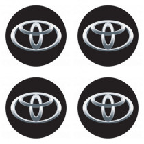 Samolepky živicové 3D TOYOTA 4ks
