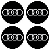 Samolepky živicové 3D AUDI 4ks
