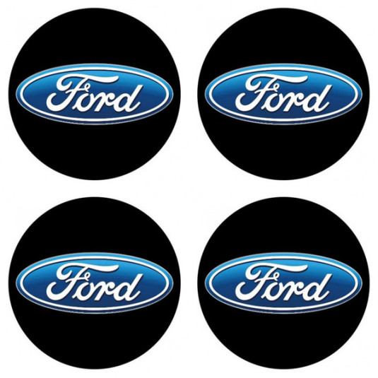 Samolepky živicové 3D FORD 4ks