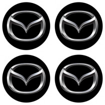 Samolepky živicové 3D MAZDA 4ks