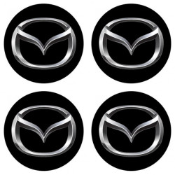 Samolepky živicové 3D MAZDA 4ks