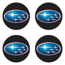 Samolepky živicové 3D SUBARU 4ks