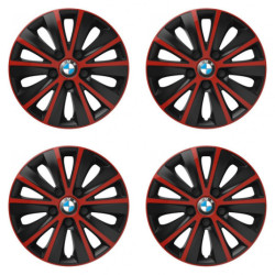 Puklice pre BMW 14 RAPIDE red and black