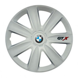 Puklice pre BMW 16 GTX carbon white
