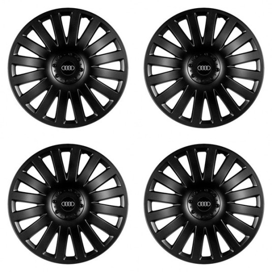 Puklice pre Audi 14 Smart black