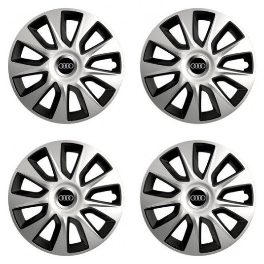 Puklice pre Audi 16 STRATOS double colour