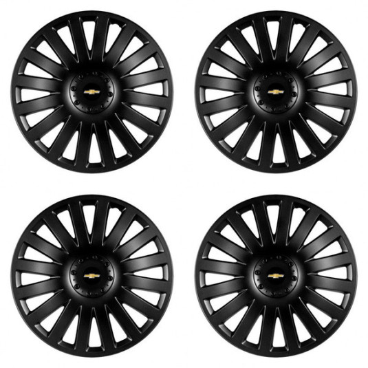 Puklice pre Chevrolet 15 Smart black