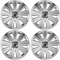 Puklice pre Chevrolet 15 Aviator carbon silver