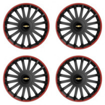 Puklice pre Chevrolet 15 CRYSTAL RO black