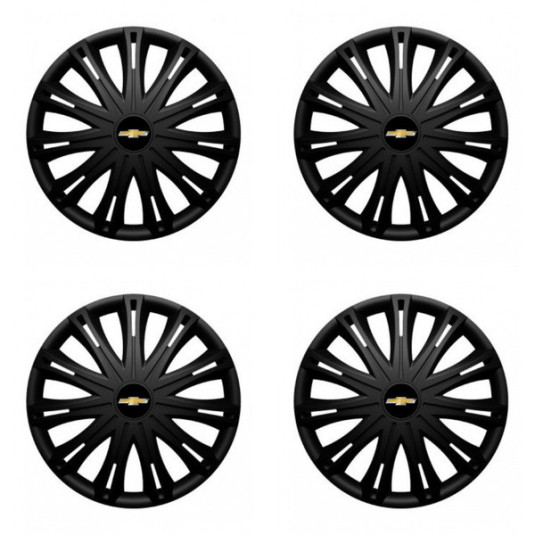 Puklice pre Chevrolet 16 SPARK BLACK