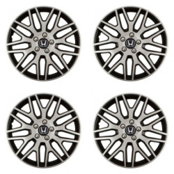 Puklice pre Honda 14 Dakar NC silver and black