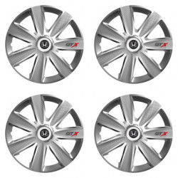 Puklice pre Honda 14 GTX CARBON silver