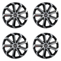 Puklice pre Honda 15 Evo black&silver