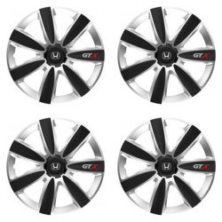 Puklice pre Honda 16 GTX CARBON silver/black