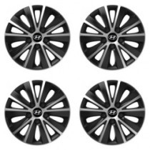 Puklice pre Hyundai 14 RAPIDE silver and black