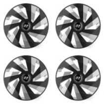 Puklice pre Hyundai 15 Vector RC black and silver