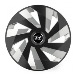 Puklice pre Hyundai 15 Vector RC black and silver