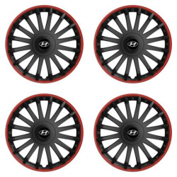 Puklice pre Hyundai 15 CRYSTAL RO black