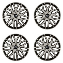 Puklice pre Hyundai 16 Dakar NC silver and black