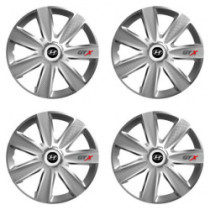 Puklice pre Hyundai 16 GTX CARBON silver
