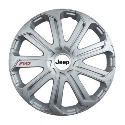 Puklice pre Jeep 14 Evo silver
