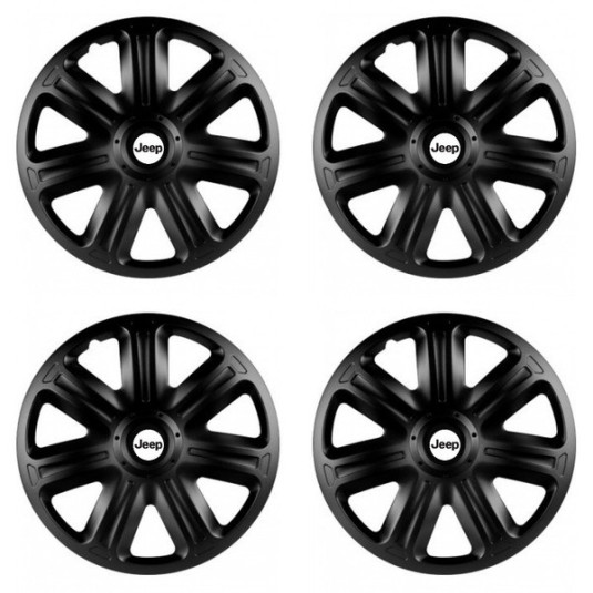 Puklice pre Jeep 15 COMFORT BLACK