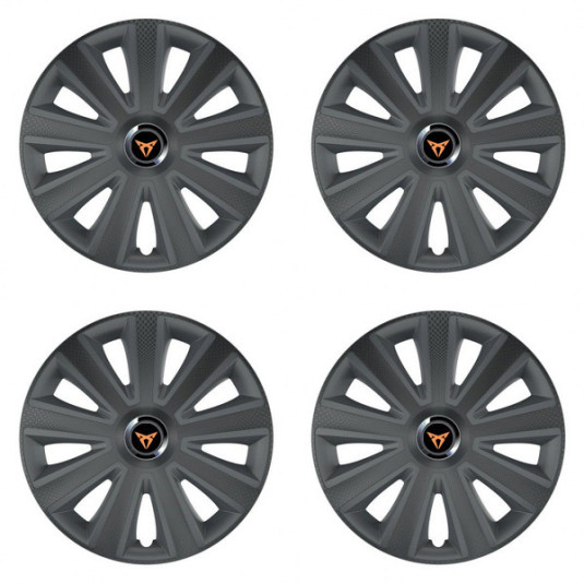 Puklice pre Cupra 14 Aviator carbon RC grafite