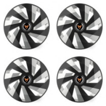 Puklice pre Cupra 14 Vector RC black and silver