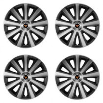 Puklice pre Cupra 15 Aviator carbon silver&black