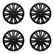 Puklice pre Cupra 15 SPARK BLACK