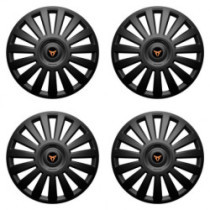 Puklice pre Cupra 16 Luxury black