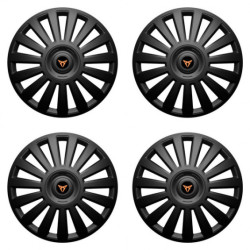 Puklice pre Cupra 16 Luxury black