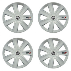 Puklice pre Nissan 14 GTX carbon white