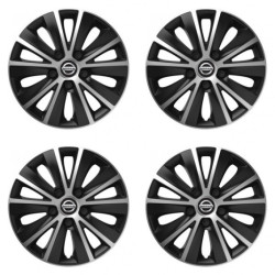 Puklice pre Nissan 14 RAPIDE silver and black