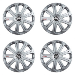Puklice pre Nissan 15 Evo silver