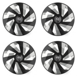 Puklice pre Nissan 16 Vector RC black and silver