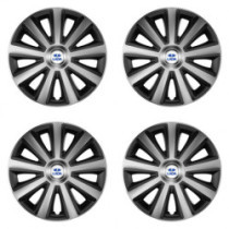 Puklice pre Lada 14 Aviator carbon silver&black